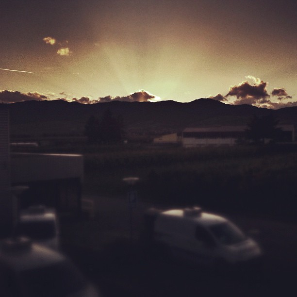 #officeview #work #mountain #vignoble #elsass #colmar #sun